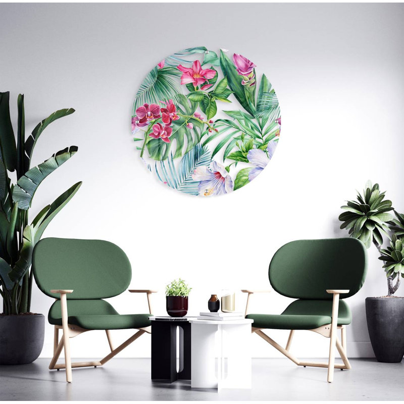 Handmade Plants & Flowers Wall Decor on Acrylic