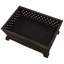 Bulle Rectangle Steel Wood Burning Fire Pit