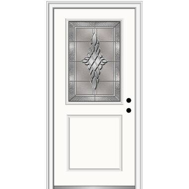 Verona Home Design Grace 36'' x 80'' Fiberglass Front Entry Doors