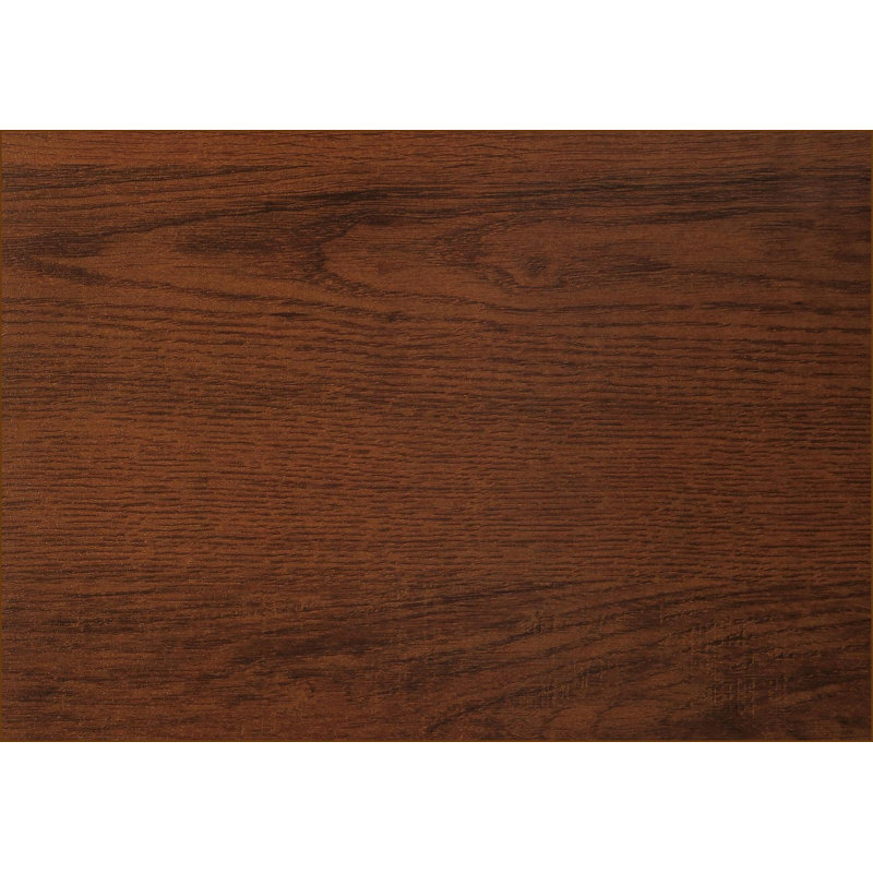 Bureaux pour bureau personnel, bureau d'ordinateur moderne de 60 po avec tiroirs de rangement Structure réversible gauche / droite, stratifié brun cerise | Cerise | Panneau de particules