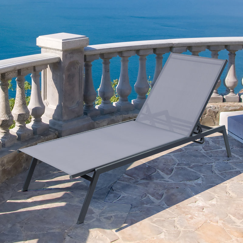 Chaise longue inclinable 75 po Musaab