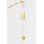 2 LIGHT PORTABLE WALL SCONCE