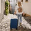 Ensemble de valises rigides 5 pièces avec sacs, bagage à main semi-ouvert 20 po avec port USB, bagage extensible 24 po 28 po avec roulettes doubles verrou TSA