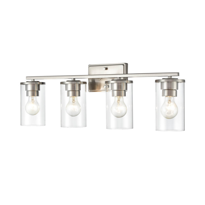 Aibhilin 4 - Light Dimmable Vanity Light, Silver