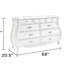 Commode 9 tiroirs Opulence