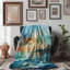 Vibrant Marine Motifs - 1 pièce Sherpa Premium-101980462