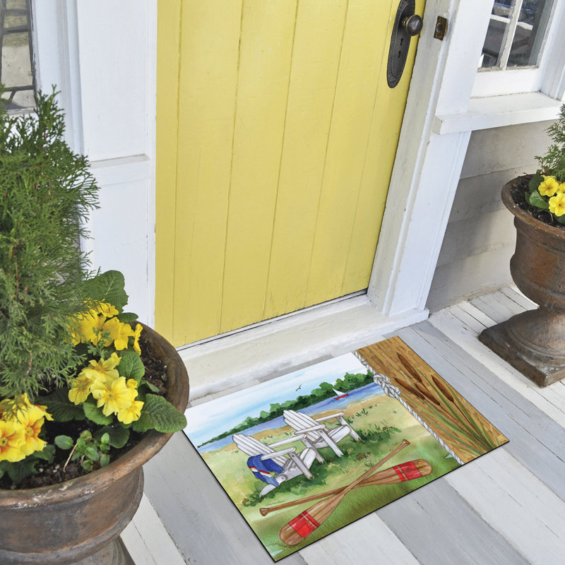 Lake Side Indoor/Outdoor Welcome Mat