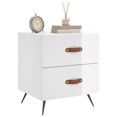 Hilaire 40cm W Iron Bedside Table