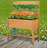Elevated Garden Raised Bed Solid Wood Planter Flower Herb Boxes