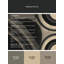Tapis art déco lavable à la machine gris Arry-1776900011