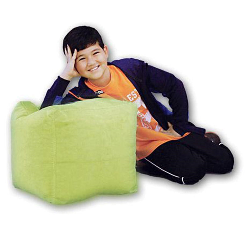 Petit fauteuil poire, Polyester éclair de vert