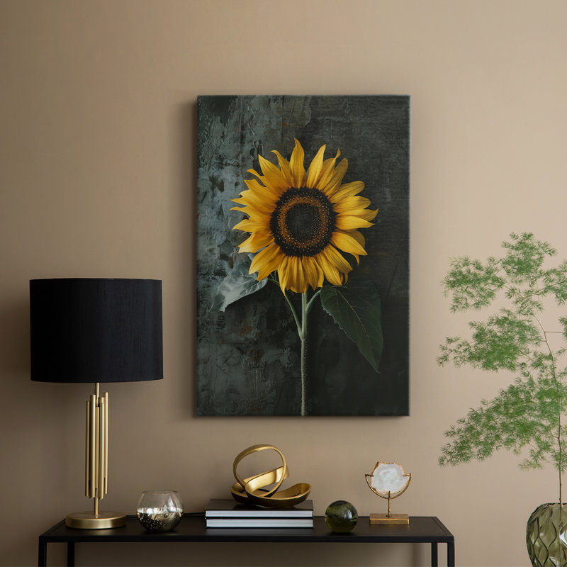 FLORAL Series D III - Gallery Cavas, H 18 po x l 12 po