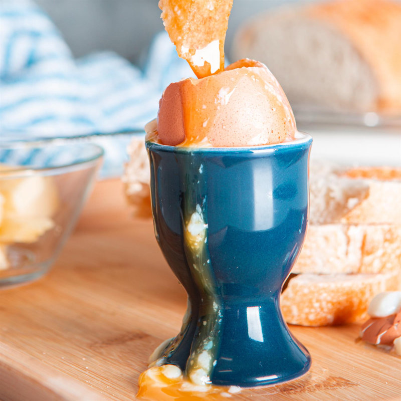 Argon Tableware Porcelain Egg Cup, Navy