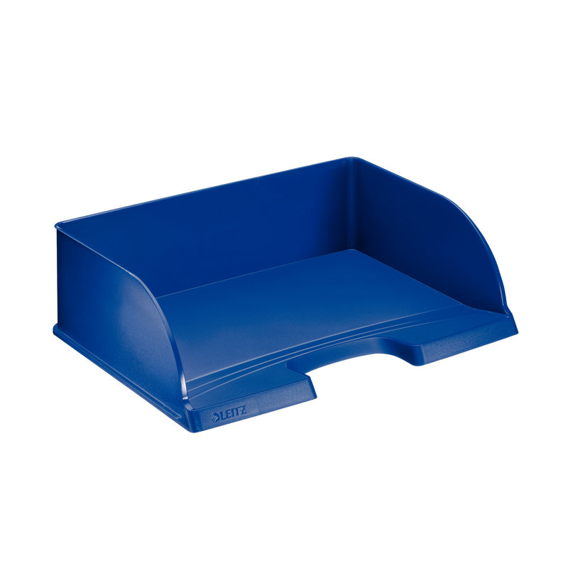 Plastic Paper Organiser, Blue, 10.3cm H x 36.3cm W x 27.3cm D