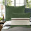 Ensemble de literie luxueux en faux suède 7 pièces, vert doux, grand lit, facile d'entretien