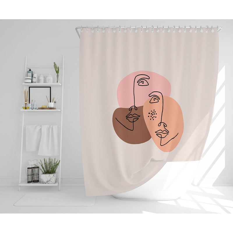 Elizandra Polyester Shower Curtain