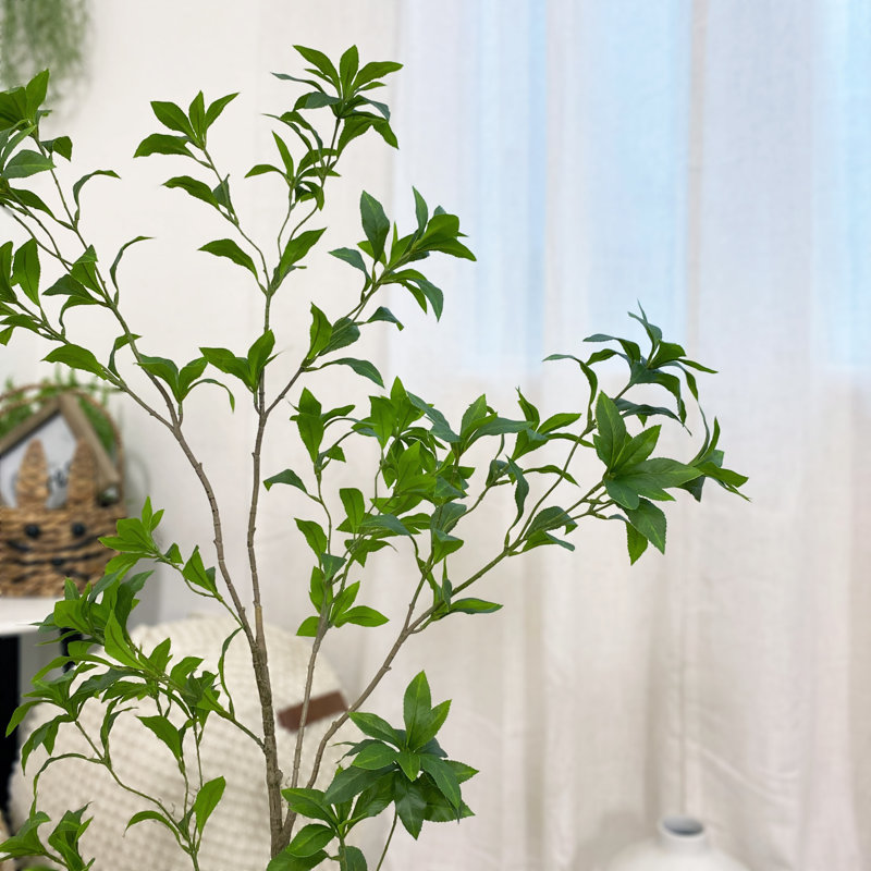 Faux arbre artificiel japonais Enkianthus, H 48 po x l 23 po x P 23 po