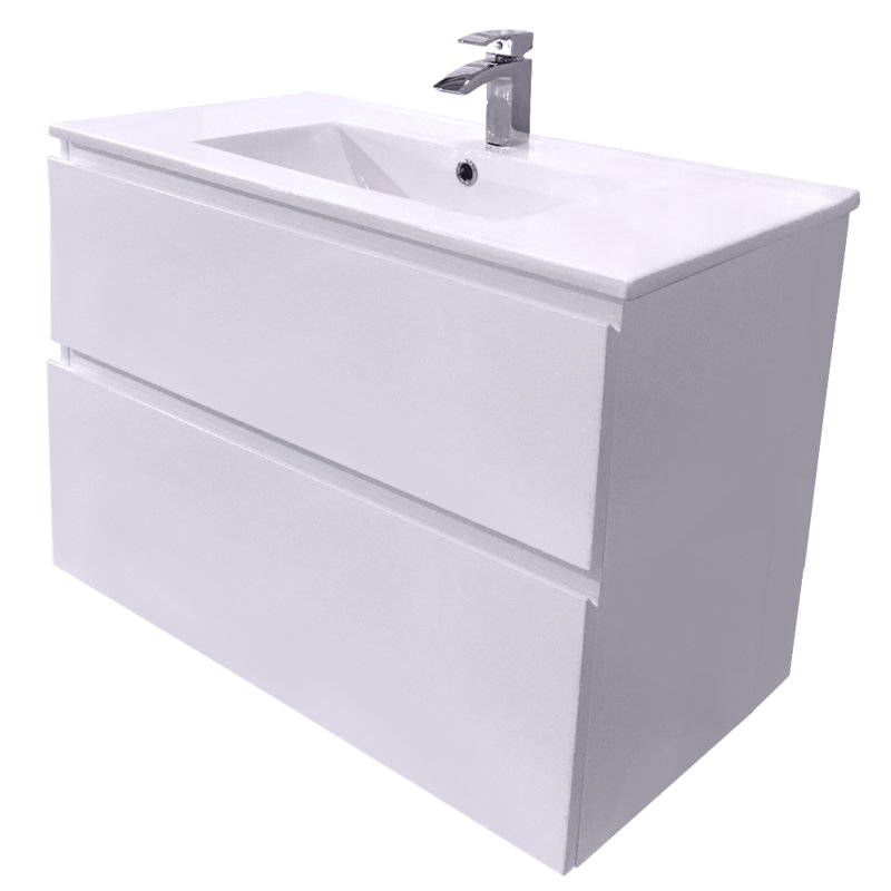 Ivers 815mm Single Bathroom Vanity with Ceramic Basin