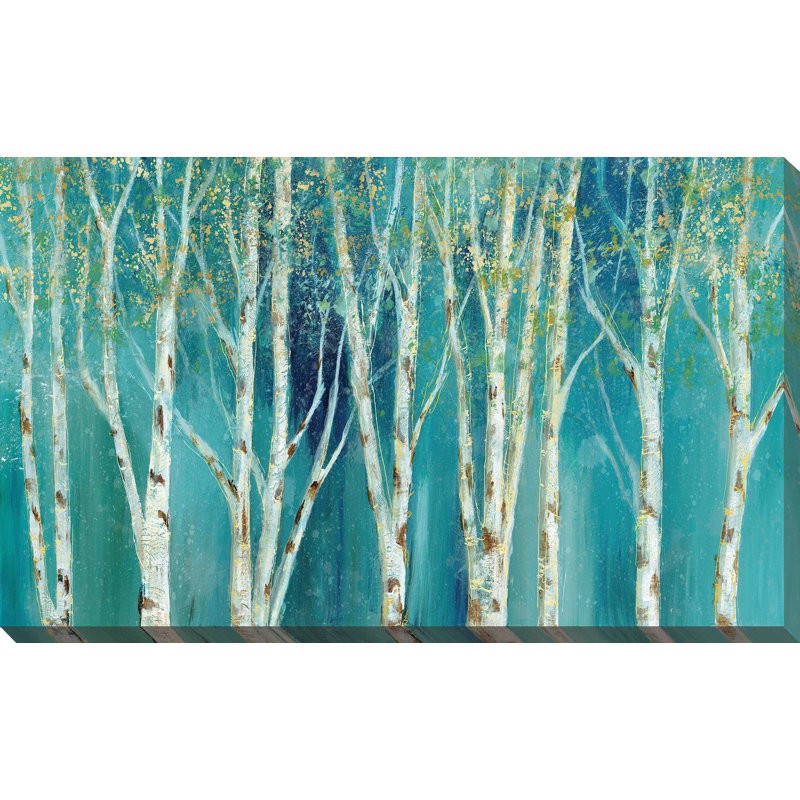 «Birch», reproduction de peinture acrylique, H 18 po x l 30 po x P 1 po, Toile tendue