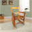 S  Rocking Oak Chair- Indoor Or Outdoor -Suitable For Kids-Durable-1546035713