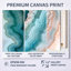 Agate Dream River XIII - Art mural pierre géode, paysages traditionnels 2 pièces