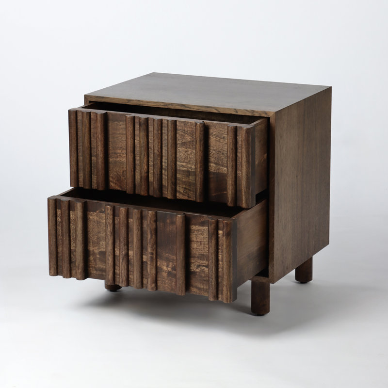 Table de chevet 2 tiroirs Ardelle