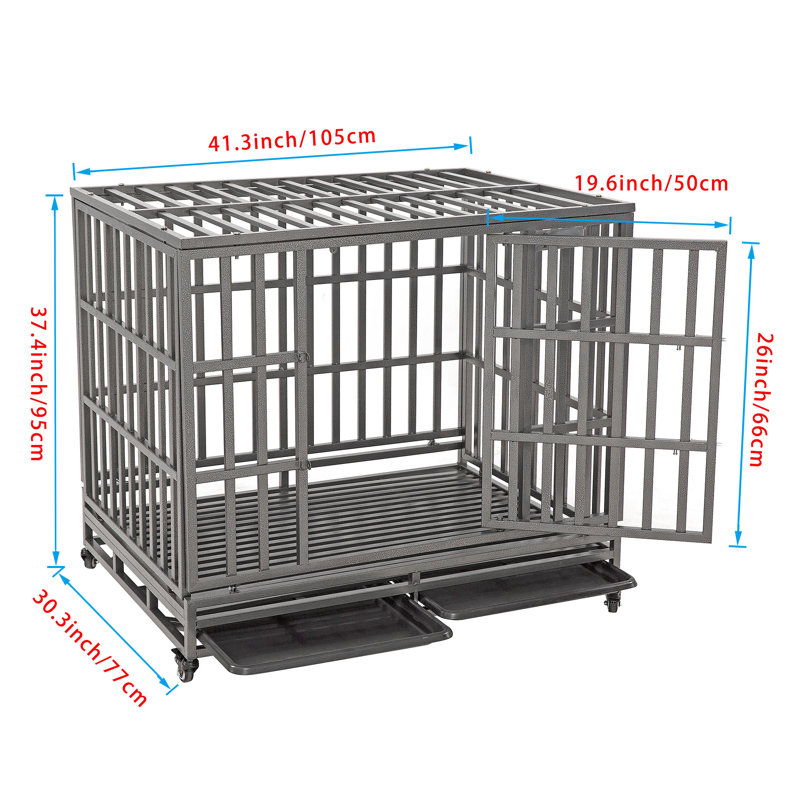 Caisse pour animaux, H 37,4 po x l 41,3 po x P 30,3 po