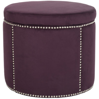 Jagger 55.88Cm Wide Round Pouffe Ottoman with Storage