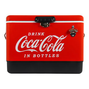 Glacière pour glacière avec ouvre-bouteille Coca-Cola, 51 L (54 pte), 85 canettes