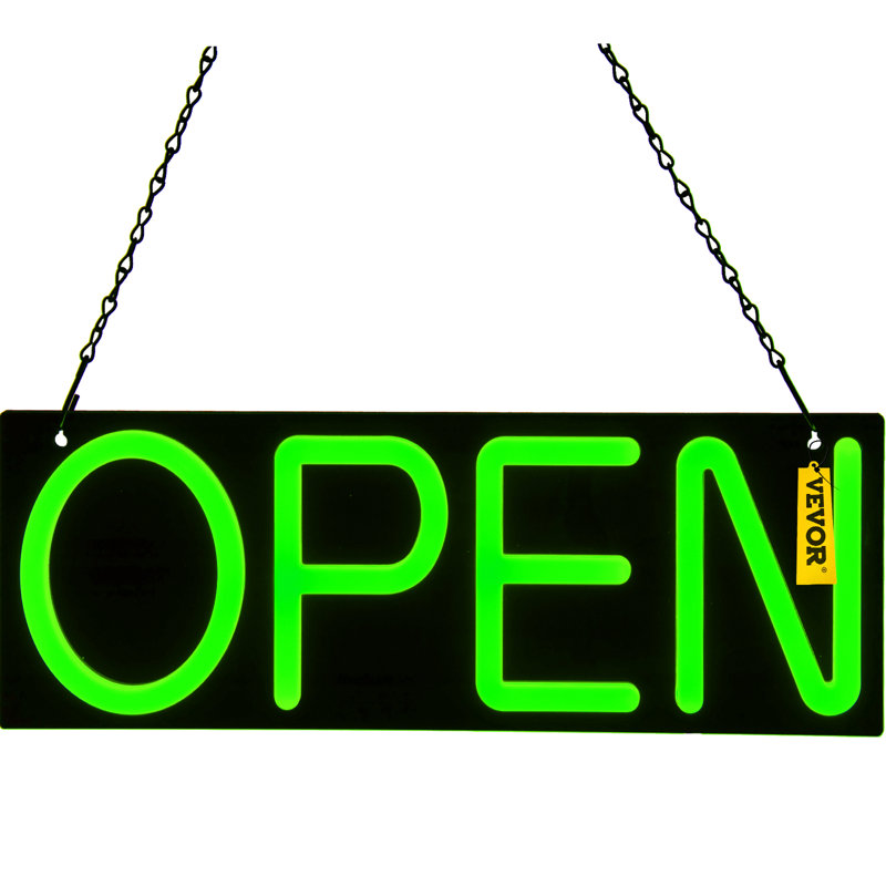 7'' Text & Numbers Themed Neon Sign
