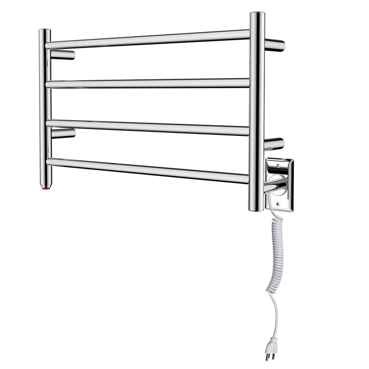 Costway Electric Heated Towel Warmer Wall Mount Drying Rack 304 Stainless  Steel 