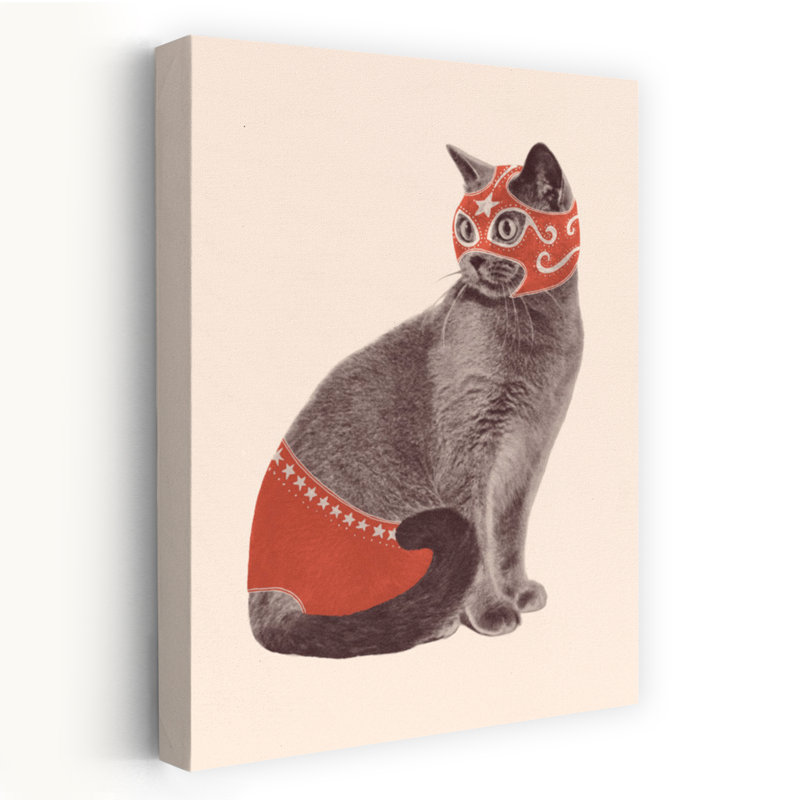 Art contemporain, art contemporain pour chat, H 60 po x l 40 po