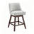 Solid Wood Swivel Bar Stool with 360° Rotation(Set of 4)-321454405