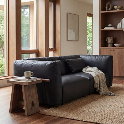 Sectional Modular Loveseat Sofa Upholstered Cloud Couch