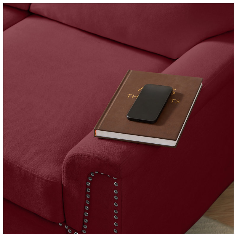 Canapé moderne à 3 places en tissu Snowfleece compressé, pour le salon, la chambre à coucher, le bureau et les espaces de divertissement