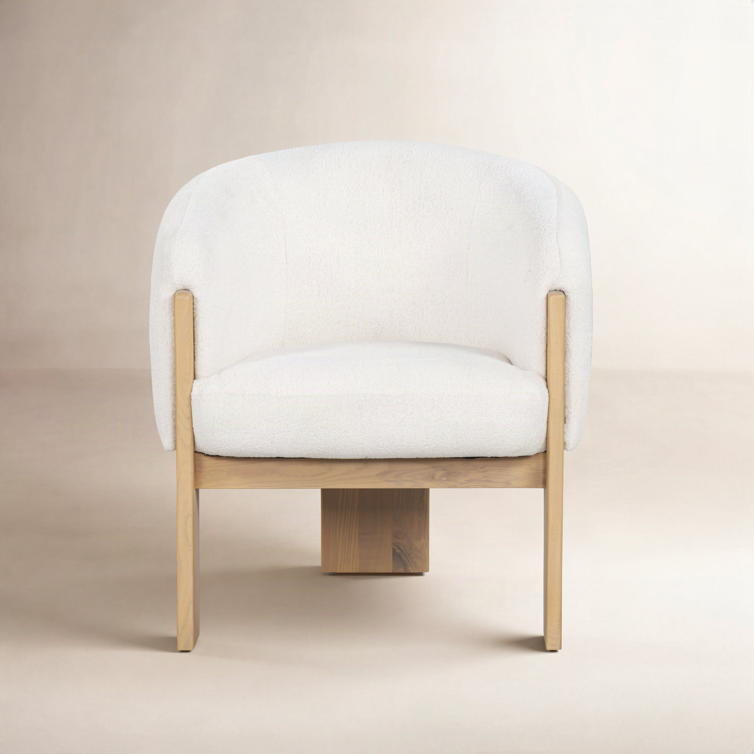 Eileen Dining Armchair, Ivory