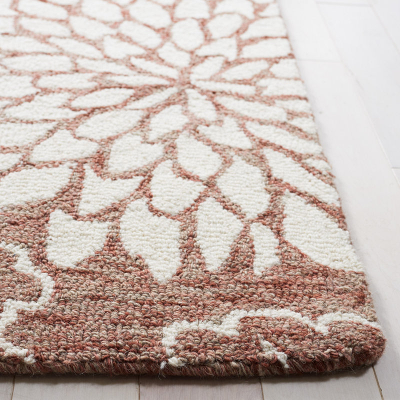 Tapis Jardin / Ivoire Jardin 602, Rectangle de 5 pi x 8 pi