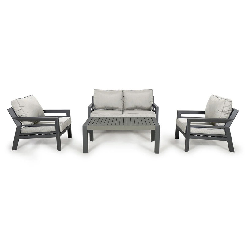New York 2 Seat Sofa Set / Dove Grey