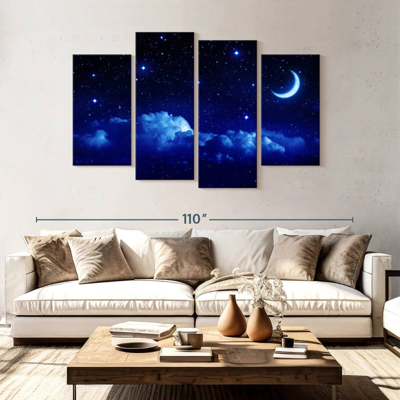 Ciel nocturne Alvord, H 54 po x l 84 po