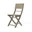 Chaises de salle à manger pliantes de 2, en bois gris, 2 chaises en bois design, aucun assemblage requis et peu encombrant