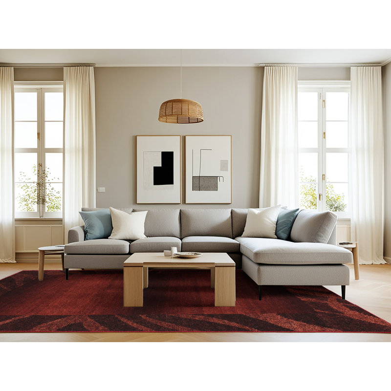 Abstract Indoor Rug, Rectangle 8' x 12'
