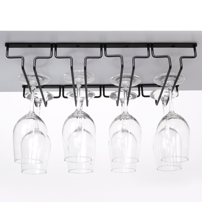 Dhanwati Wine Glass Rack Black