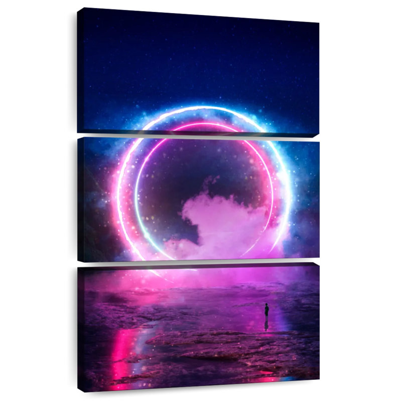 Kelan Stranger Rings, 74" H x 48" W