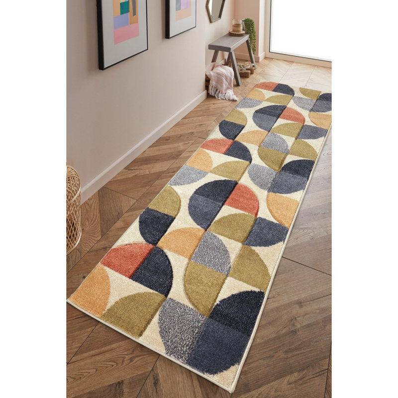 Takaiyah Oriental Area Rug, Runner 60 x 200cm