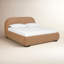 Rigney Upholstered King Scalloped Bed