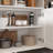 White Foldable Rolling Kitchen Cart