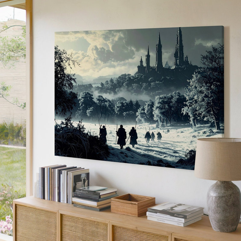 Toile «Frozen Journey», art mural mural, H 9 po x l 12 po