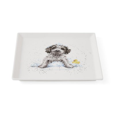 Square Plate (Dog)