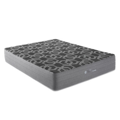 Très grand matelas très grand de 12 po avec gel recouvert de glace, gel ultra-cuivré, argent, graphite pour un sommeil ultra-relaxant, ressorts enveloppés, ressorts enveloppés, stabilité, nuit, surface lisse, plateau en cuivre Serenity Cove