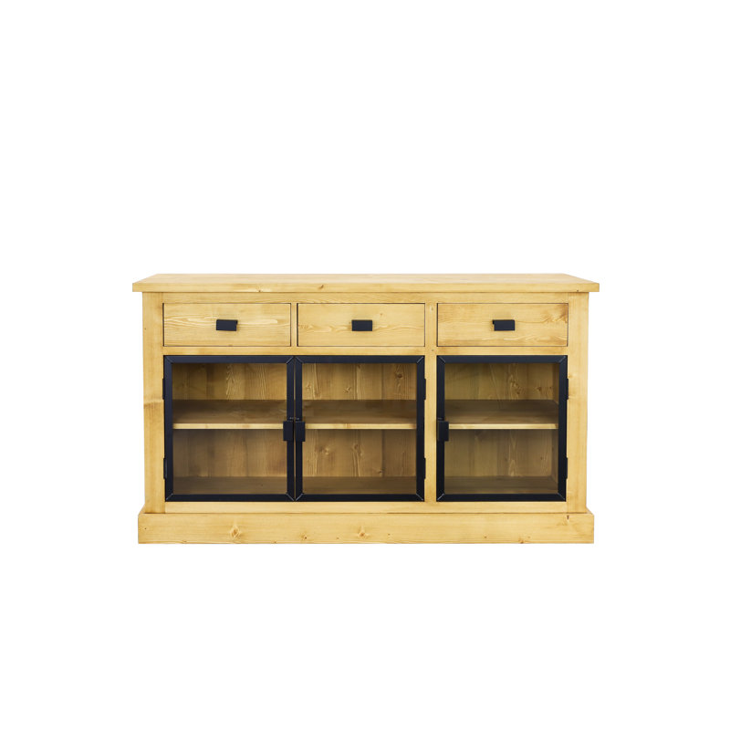 Calum 155.5cm Solid Wood Sideboard